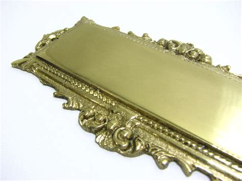 Personalized Solid Brass Door Name Plates Door Plate - Etsy UK