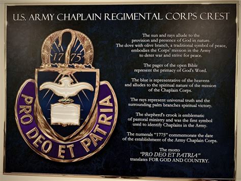 KNOW YOUR ARMY CHAPLAIN CORPS REGIMENTAL CREST SIGNIFICANCE!!! | RallyPoint