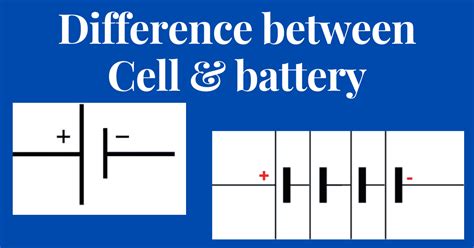 Difference between Cell and Battery - Electrical Volt