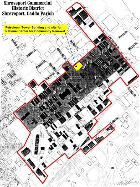 Shreveport Downtown Historic District Maps