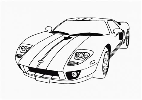 Ford Mustang Coloring Pages - Coloring Home