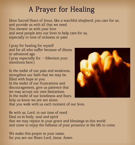 Prayers for Healing the Sick - Bing Images | Prayers | Pinterest | Health, Family prayer and Help me