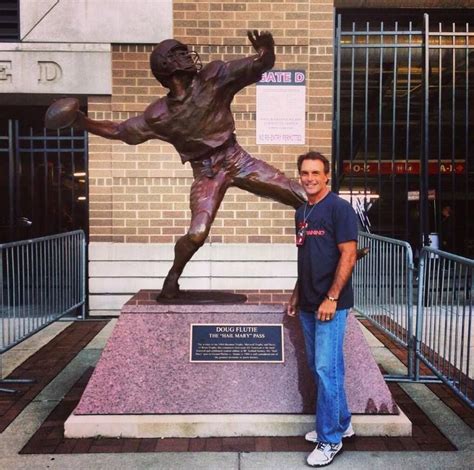 Doug Flutie and his statue | Doug flutie, Hail mary pass, Boston sports