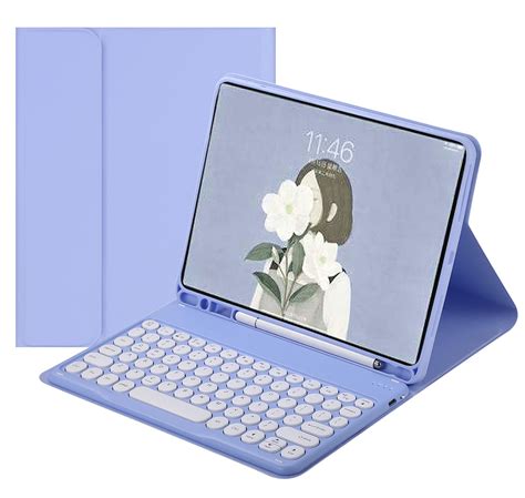 Buy Keyboard Case for iPad Mini 6th Generation Cute Round Keys Color ...