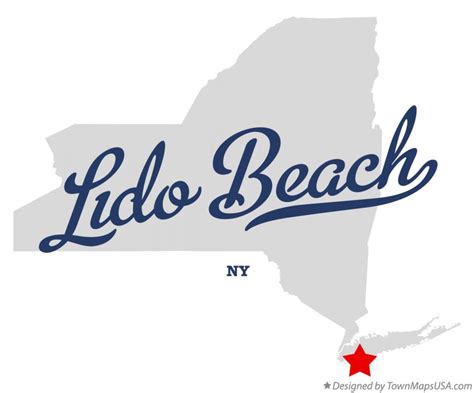 Map of Lido Beach, NY, New York