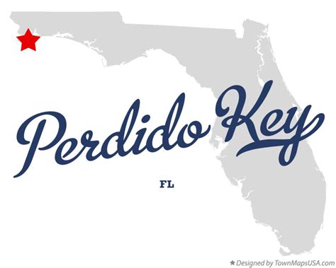 Map of Perdido Key, FL, Florida