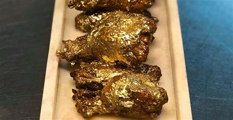 Forget silver spoons- this NY bar is serving up 24-karat golden chicken wings! - Luxurylaunches