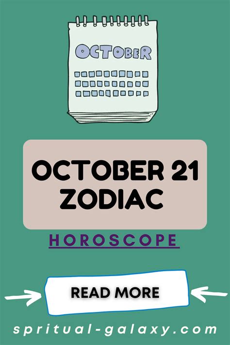 October 21 Zodiac – Personality, Compatibility, Birthday Element ...