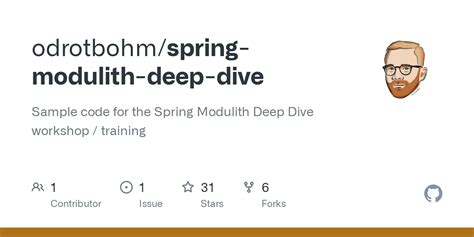 GitHub - odrotbohm/spring-modulith-deep-dive: Sample code for the ...