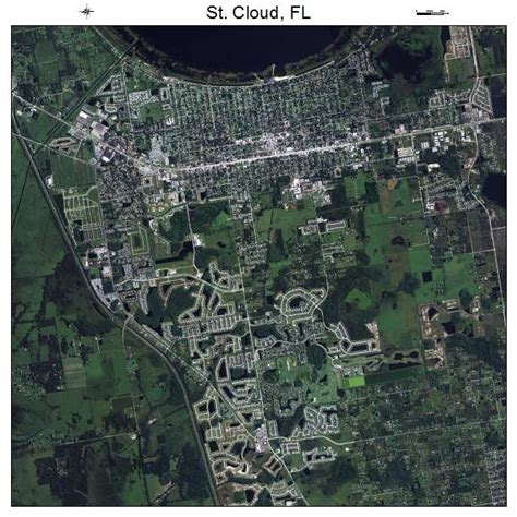 Aerial Photography Map of St Cloud, FL Florida