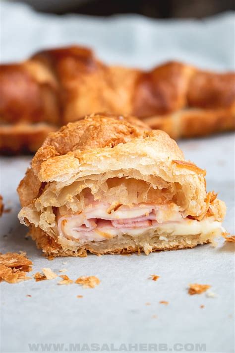 Ham and Cheese Stuffed Croissant Recipe