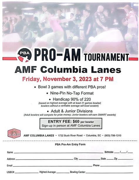 PBA Pro-AM Bowling Tournament - Southern TNBA & USBC Bowling Tournaments Information