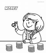 Printable Money Coloring Pages For Kids sketch template