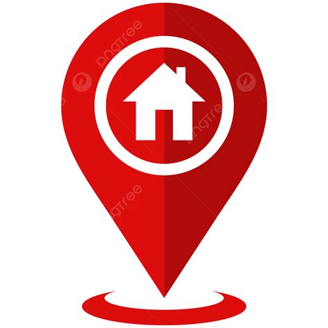 ícone De Vetor De Localização Em Casa Em Estilo Simples PNG , Casa ...