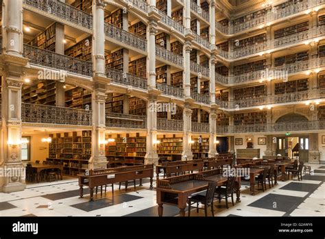 George Peabody Library Baltimore MD Stock Photo - Alamy