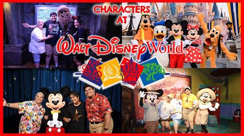 CHARACTER MEET AND GREETS AT WALT DISNEY WORLD - YouTube