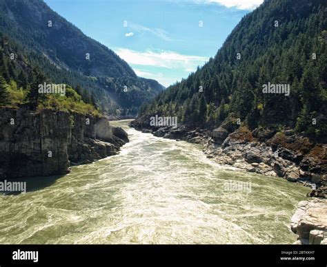 Rapids at hells gate on the fraser river hi-res stock photography and ...