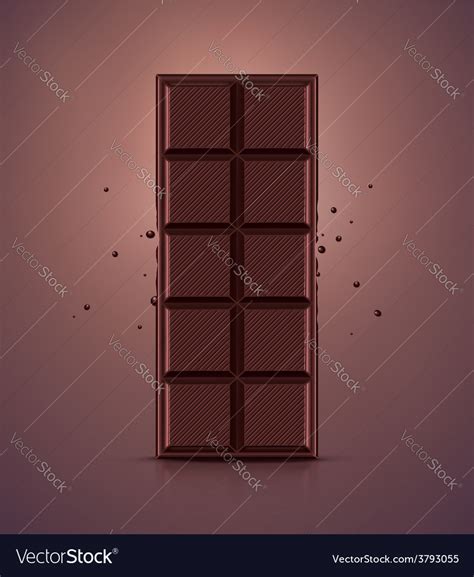 Chocolate bar Royalty Free Vector Image - VectorStock