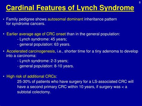 PPT - UPDATE OF LYNCH SYNDROME(LS):GENETICS, NATURAL HISTORY ...