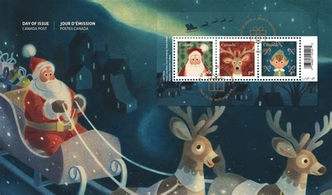 Canada Post Releases New Stamps For Christmas & Holidays