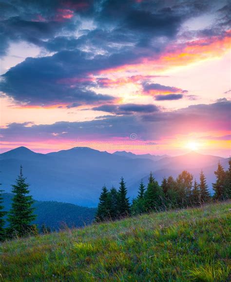 4,066 Colorful Summer Sunrise Carpathian Mountains Stock Photos - Free ...