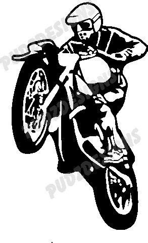 MOTORBIKE WHEELIE STUNT BIKE RIDER DETAIL CAR DECAL STICKER - Gympie Stickers