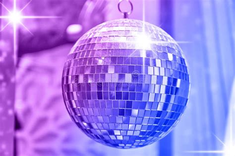 Disco Ball with Bright Rays of Lights, Party Background Stock Photo - Image of effect, bright ...