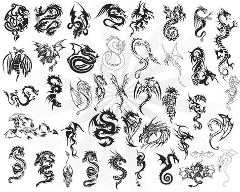 41 Dragon SVG, Dragon Clipart, Dragon Silhouette, Cutting Files, Svg ...