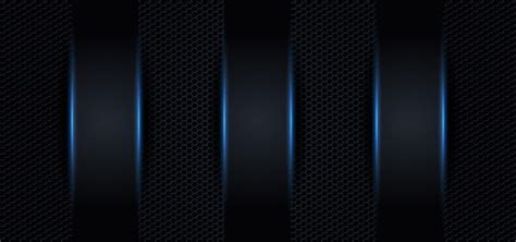 Premium Vector | Blue carbon fiber texture background with three panel