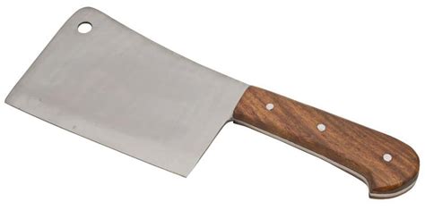 Meat Cleaver - 6 Inch Blade - Wood Handle Meat Cleaver Sale Tiger USA ...