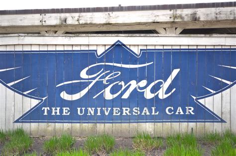 Vintage Ford Sign, Detroit | Built ford tough, Old fords, Ford ranger