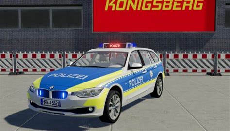 LS2019 BMW 318d -Polizei NRW - Farming Simulator 22 mod, LS22 Mod download!