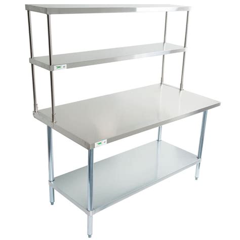 30" x 60" Stainless Steel Work Prep Table Commercial Overshelf Double Over Shelf - Other ...