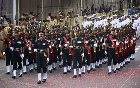 Tamil Nadu Police personnel during full dress rehearsal.