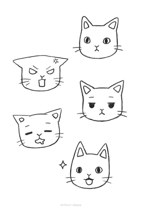 23 Easy Cat Drawing Ideas Easy Doodles Drawings, Mini Drawings, Cute ...