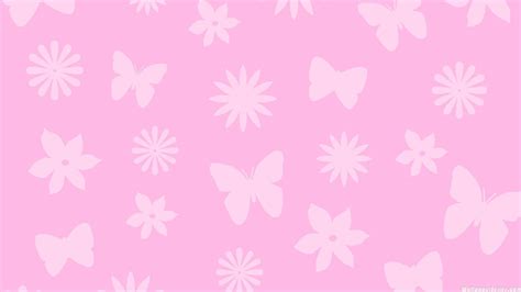 HD Cute Pink Butterfly Pattern Wallpaper | Download Free - 139343