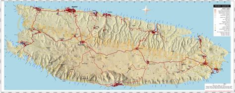 The Map of The Island of Brač - Takeadventure