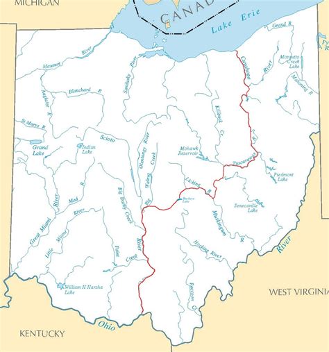 Erie Canal Map 1800s