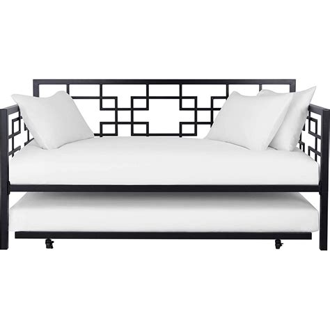 Black Metal Daybed With Trundle | Optimize Your Space