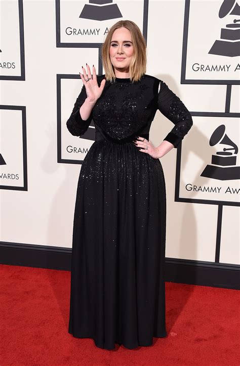 Adele's Dress at the Grammys 2016 | POPSUGAR Fashion