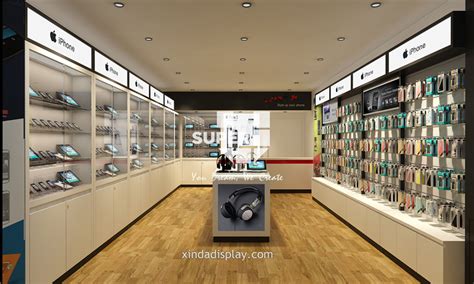 Mobile Phone Shop Design Phone Accessory Display #002 - Retail Shop Interior Design & Store ...