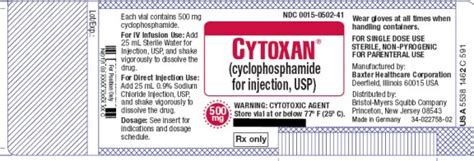 RT: Cytoxan MOA, Dosage, Cost, Side Effects, Survival Rate