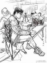 速写篇—速写打型需要几步？这5步准确起型！  知乎 sketch template