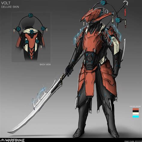 ArtStation - Warframe Volt Raijin Deluxe Skin Design