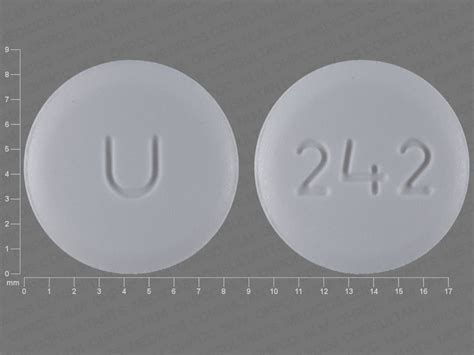 ROUND WHITE u 242 Images - Amlodipine Besylate - amlodipine besylate - NDC 29300-241-03