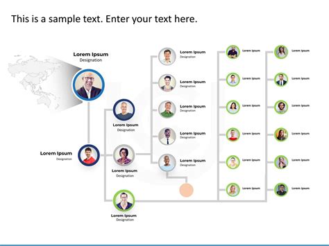 Company Org Chart PowerPoint Template