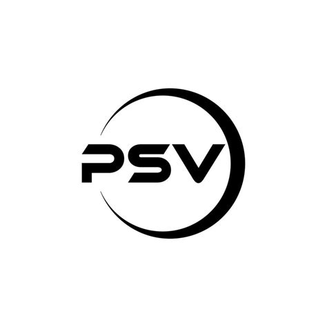 PSV letter logo design in illustration. Vector logo, calligraphy ...