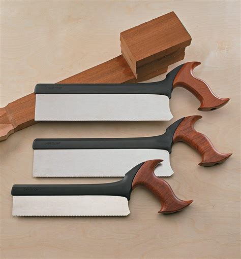 Set of 3 Veritas Dovetail & Crosscut Saws - Lee Valley Tools