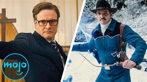 Top 10 Best Fight Scenes in the Kingsman Movies - YouTube