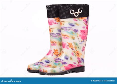 Colorful rain boots stock image. Image of design, happiness - 40051523